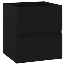 vidaXL fekete forgácslap mosdószekrény 41 x 38,5 x 45 cm (804729) fürdőszoba bútor