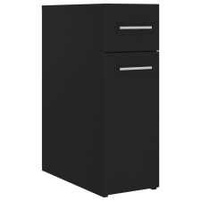 vidaXL fekete forgácslap patikaszekrény 20 x 45,5 x 60 cm (804212) bútor