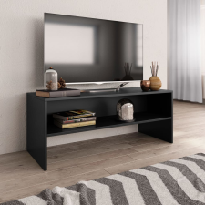 vidaXL Fekete forgácslap tv-szekrény 100 x 40 x 40 cm bútor