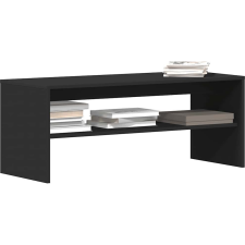vidaXL fekete forgácslap TV-szekrény 100 x 40 x 40 cm (862402) bútor