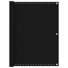 vidaXL fekete HDPE erkélytakaró 120 x 500 cm kerti bútor