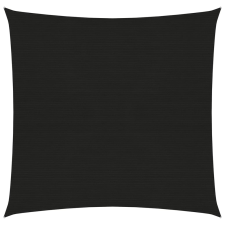 vidaXL fekete HDPE napvitorla 160 g/m² 3 x 3 m kerti bútor