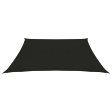 vidaXL fekete HDPE napvitorla 160 g/m² 3 x 3 m kerti bútor