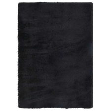 vidaXL fekete hosszú szálú NAVARRA bozontos szőnyeg 120x170 cm (4102822) lakástextília