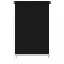 vidaXL Fekete kültéri sötétítő roló 140 x 230 cm lakástextília