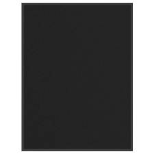 vidaXL fekete lábtörlő 80 x 120 cm lakástextília