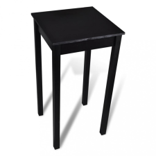 vidaXL fekete MDF bárasztal 55 x 55 x 107 cm bútor