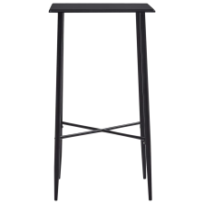 vidaXL fekete MDF bárasztal 60 x 60 x 111 cm (281549) bútor