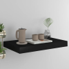 vidaXL fekete MDF lebegő fali polc 40 x 23 x 3,8 cm