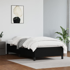 vidaXL fekete műbőr ágykeret 100x200 cm ágy és ágykellék