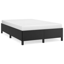 vidaXL fekete műbőr ágykeret 120 x 190 cm ágy és ágykellék