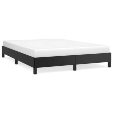 vidaXL fekete műbőr ágykeret 140x200 cm (346904) ágy és ágykellék