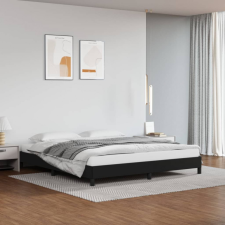 vidaXL fekete műbőr ágykeret 160x200 cm ágy és ágykellék