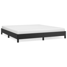 vidaXL fekete műbőr ágykeret 180x200 cm (346916) ágy és ágykellék