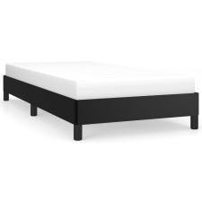 vidaXL fekete műbőr ágykeret 90x190 cm (346874) ágy és ágykellék