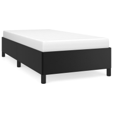 vidaXL fekete műbőr ágykeret 90x190 cm (347221) ágy és ágykellék