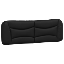 vidaXL fekete műbőr fejtámla párna 160 cm (374595) ágy és ágykellék