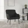 vidaXL fekete műbőr fotel 63 x 76 x 80 cm