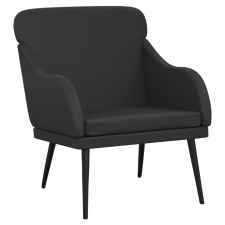 vidaXL fekete műbőr fotel 63 x 76 x 80 cm (351424) bútor