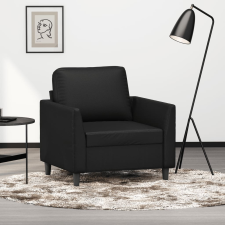 vidaXL fekete műbőr kanapéfotel 60 cm bútor