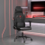 vidaXL Fekete műbőr masszázs gamer-szék