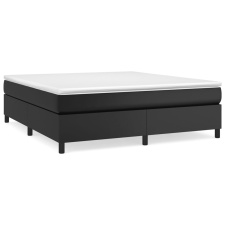 vidaXL fekete műbőr rugós ágykeret 180x200 cm (3121059) ágy és ágykellék