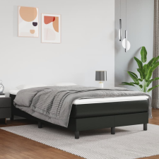 vidaXL fekete műbőr zsebrugós ágymatrac 120x200x20 cm ágy és ágykellék