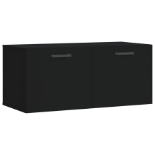 vidaXL fekete műfa faliszekrény 80 x 36,5 x 35 cm (830077) bútor