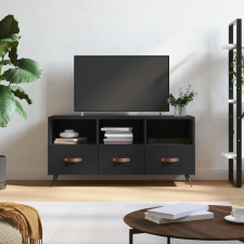 vidaXL fekete műfa TV-szekrény 102 x 36 x 50 cm bútor