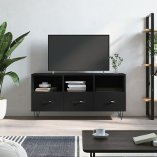 vidaXL fekete műfa TV-szekrény 102 x 36 x 50 cm bútor