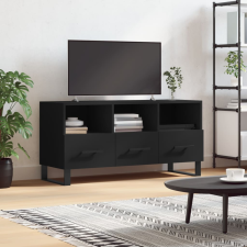 vidaXL fekete műfa TV-szekrény 102 x 36 x 50 cm bútor