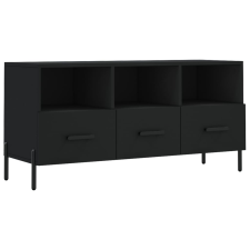 vidaXL fekete műfa TV-szekrény 102 x 36 x 50 cm (829045) bútor