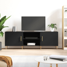 vidaXL fekete műfa TV-szekrény 150 x 30 x 50 cm bútor
