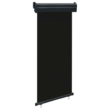 vidaXL fekete oldalsó napellenző erkélyre 80 x 250 cm kerti bútor