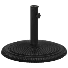 vidaXL fekete öntöttvas napernyőtalp 45 x 45 x 30 cm kerti bútor