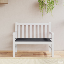 vidaXL Fekete oxford szövet kerti padpárna 120 x 50 x 3 cm lakástextília
