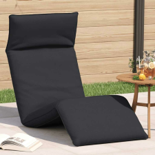 vidaXL fekete oxford-szövet összecsukható napozóágy 175x54x8,5 cm kerti bútor