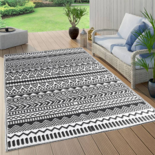 vidaXL fekete PP kültéri szőnyeg 140x200 cm lakástextília