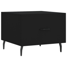 vidaXL fekete szerelt fa dohányzóasztal 50 x 50 x 40 cm (829430) bútor