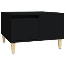 vidaXL fekete szerelt fa dohányzóasztal 55x55x36,5 cm (821077) bútor