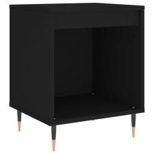 vidaXL fekete szerelt fa éjjeliszekrény 40 x 35 x 50 cm (830702) bútor