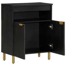 vidaXL fekete szerelt fa komód 60 x 33 x 75 cm (4017673) bútor