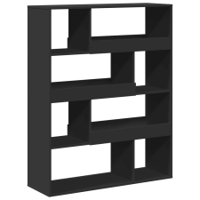 vidaXL fekete szerelt fa könyvespolc 100 x 33 x 125,5 cm (3309331) bútor