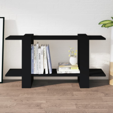 vidaXL fekete szerelt fa könyvszekrény 100 x 30 x 51 cm bútor