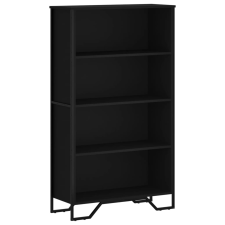 vidaXL fekete szerelt fa könyvszekrény 80 x 31 x 137,5 cm (848629) bútor