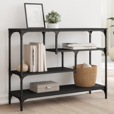 vidaXL fekete szerelt fa tálalóasztal 100x30x75 cm (838913 VidaXL) bútor