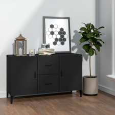 vidaXL fekete szerelt fa tálalószekrény 100 x 36 x 60 cm bútor