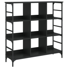 vidaXL fekete szerelt fa tálalószekrény 102 x 32 x 103,5 cm (837727) bútor