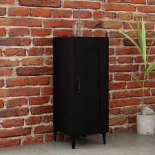 vidaXL fekete szerelt fa tálalószekrény 34,5 x 34 x 90 cm bútor