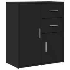 vidaXL fekete szerelt fa tálalószekrény 60 x 31 x 70 cm (840479) bútor